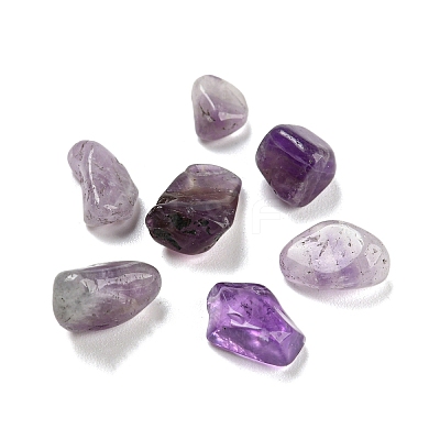 Natural Amethyst Chip Beads G-M364-12B-1