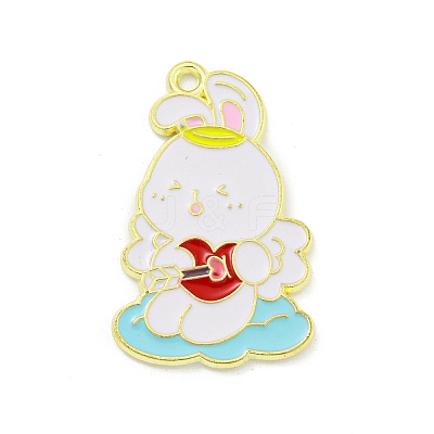 Valentine's Day Alloy Enamel Pendants ENAM-Z015-03G-010-1