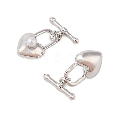 Brass Toggle Clasps KK-B111-04P-1