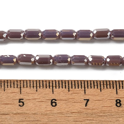 Electroplate Glass Beads Strands EGLA-D031-01-05-1