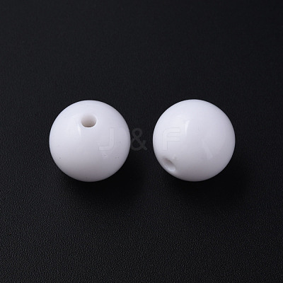 Opaque Acrylic Beads MACR-S370-C16mm-01-1