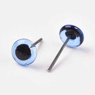 Craft Glass Doll Eyes LS-DIY-WH0020-B03-9mm-1