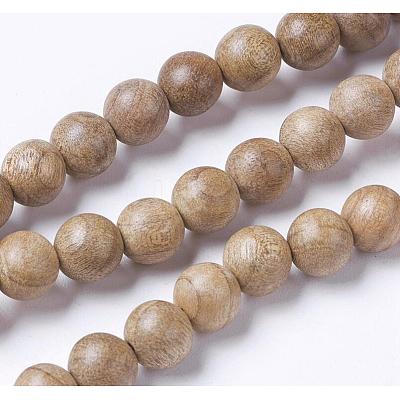 Natural Wood Beads Strands WOOD-J001-02-6mm-1