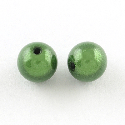 Spray Painted Acrylic Beads X-MACR-Q154-20mm-010-1