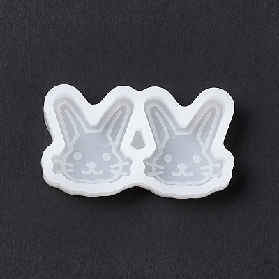 Easter Theme Ear Stud Ornament Silicone Molds DIY-J009-01C-1