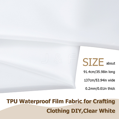 TPU Waterproof Film Fabric for Crafting Clothing DIY AJEW-WH0596-804A-1-1