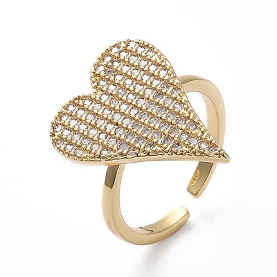 Adjustable Brass Cuff Finger Rings RJEW-G096-02G-1