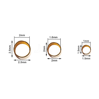 Brass Spacer Beads KK-CJ0001-12-1