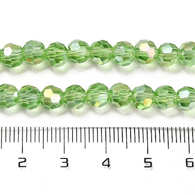 Transparent Glass Beads EGLA-A035-T6mm-B09-1