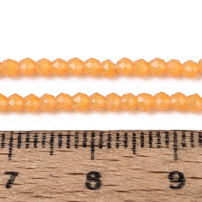 Imitation Jade Glass Beads Strands GLAA-T028-2mm-11C-1