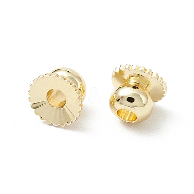 Rack Plating Brass Bead Cap KK-WH0060-03G-02-1