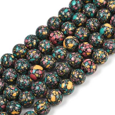 Natural Agate Beads Strands G-U030-C01-12mm-1