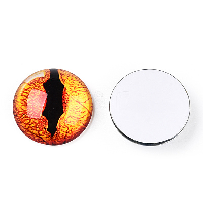 Glass Cabochons GGLA-T004-02R-1