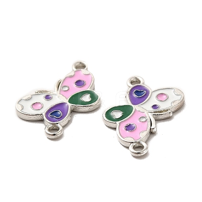 Alloy Enamel Connector Charms PALLOY-F290-13P-01-1