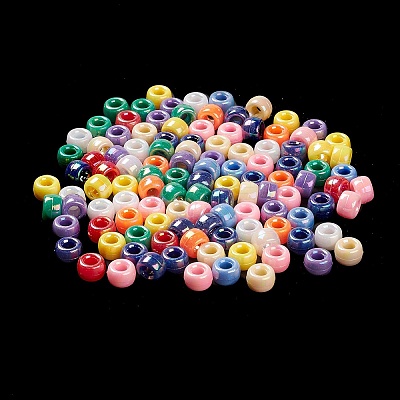Opaque Acrylic Beads MACR-Q245-01-1