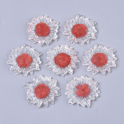 Transparent Clear Epoxy Resin Cabochons LS-CRES-N025-02F-1