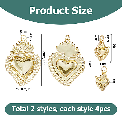 Rack Plating Brass Pendants KK-HS0001-78-1