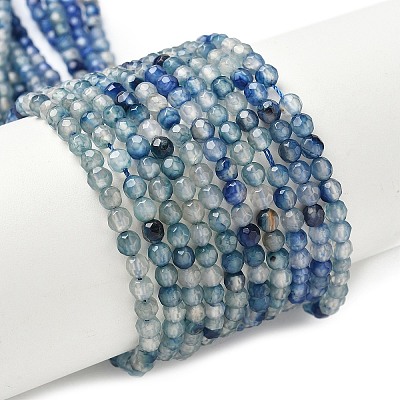 Natural Agate Beads Strands X-G-E469-12W-1