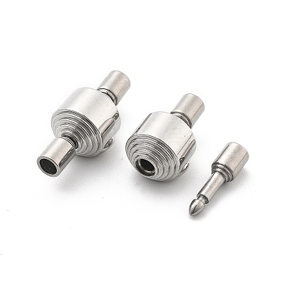 304 Stainless Steel European Clasps STAS-Z115-04P-04-1