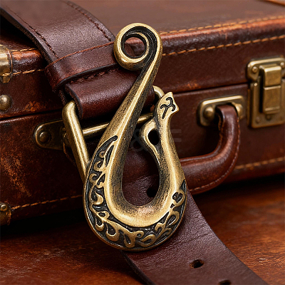 3Pcs Alloy S-Hook Clasps FIND-CP0003-47AB-1