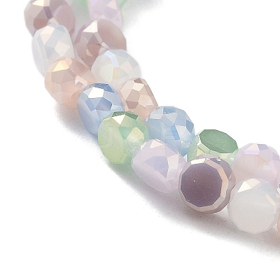 Electroplate Glass Beads EGLA-P056-01-1