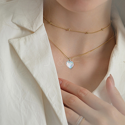Opaque 304 Stainless Steel Pendants STAS-FH0001-23P-1