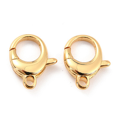 Brass Lobster Claw Clasps LS-KK-D065-02G-1