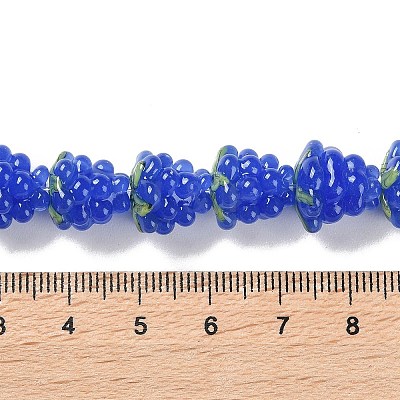 Handmade Lampwork Beads Strands LAMP-Q036-05F-1