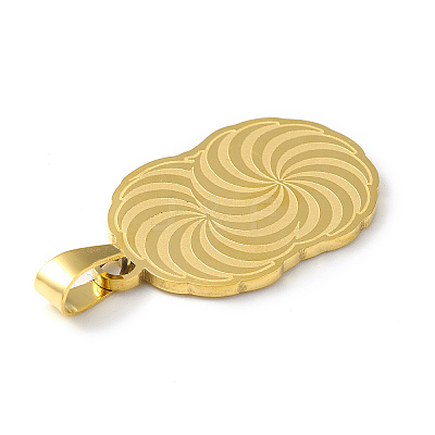 201 Stainless Steel Pendants STAS-C072-01G-1