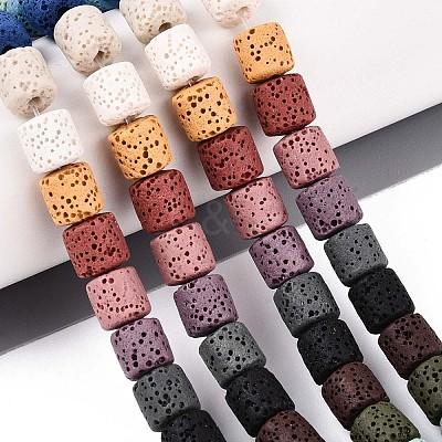 Natural Lava Rock Beads Strands G-N257-16A-01-1