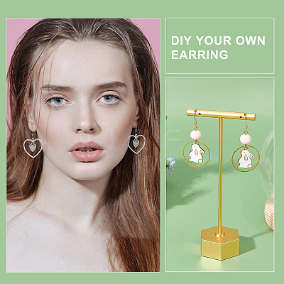 200Pcs 2 Colors Brass Earring Hooks KK-CN0001-77-1