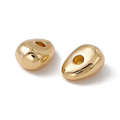 Rack Plating Brass Beads KK-C007-42G-1