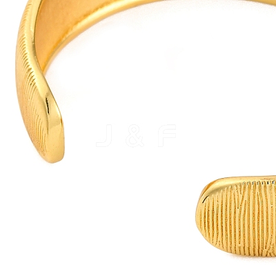 Rhombus Rack Plating Brass Micro Pave Cubic Zirconia Cuff Bracelets for Women BJEW-M040-15G-1