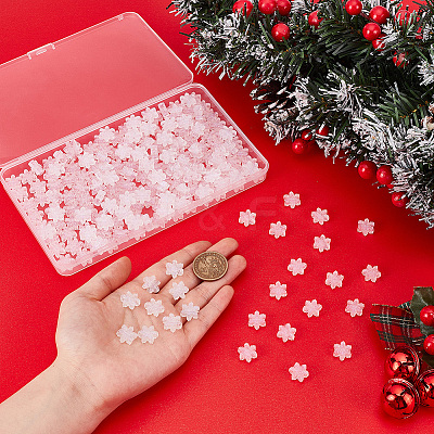 200Pcs Transparent Acrylic Beads OACR-HY0001-14-1