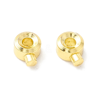 Brass Crimp Beads KK-E280-01G-1