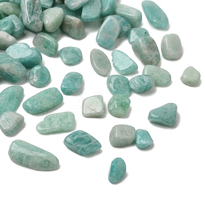 Natural Amazonite Chip Beads G-M364-04B-1