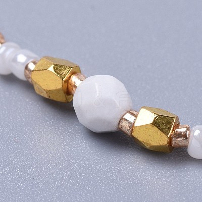 Adjustable Nylon Thread Braided Beads Bracelets BJEW-JB04379-01-1