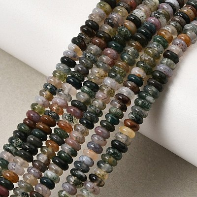 Natural Indian Agate Beads Strands G-N0173-04-2x4mm-1