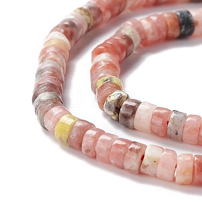Natural Plum Blossom Jasper Beads Strands G-A201-A06-1