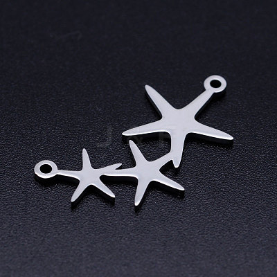 Non-Tarnish 201 Stainless Steel Stamping Blank Links connectors STAS-T046-JA349-1-1
