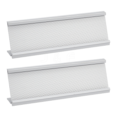 L-shaped Aluminum Alloy Name Brand Holders AJEW-WH0009-89-1