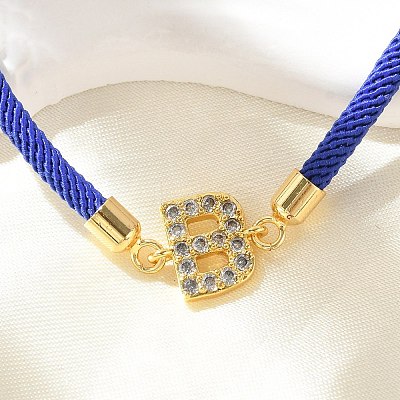 Adjustable Nylon Cord Bracelets X-BJEW-C096-01G-02-1