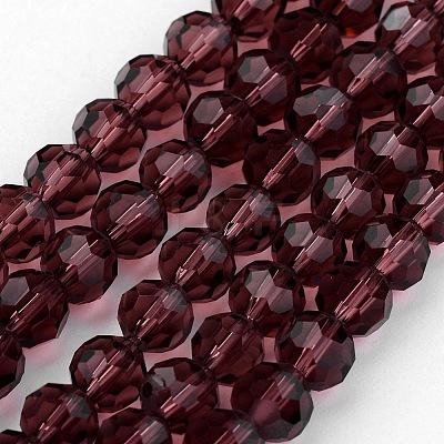 Transparent Glass Bead Strands X-GLAA-G013-8mm-59-1