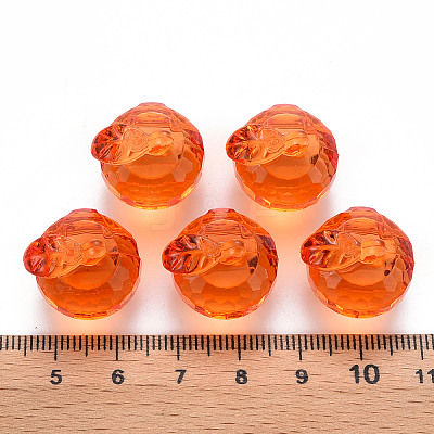 Transparent Acrylic Pendants TACR-T024-05B-921-1