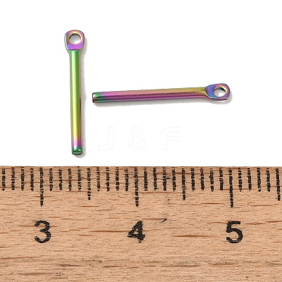 Ion Plating(IP) 304 Stainless Steel Pendants STAS-Q323-03A-MC-1