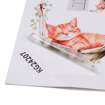 Animals PVC Waterproof Self Adhesive Stickers STIC-K001-04C-1
