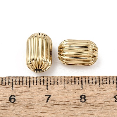 Textured 304 Stainless Steel Beads STAS-I358-11G-06-1