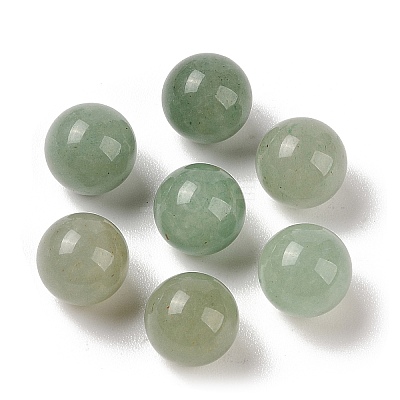 Natural Green Aventurine No Hole Sphere Beads G-K353-04A-02-1