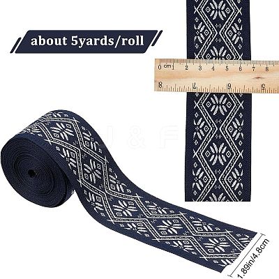 Ethnic style Embroidery Polyester Ribbons OCOR-GF0002-24A-1