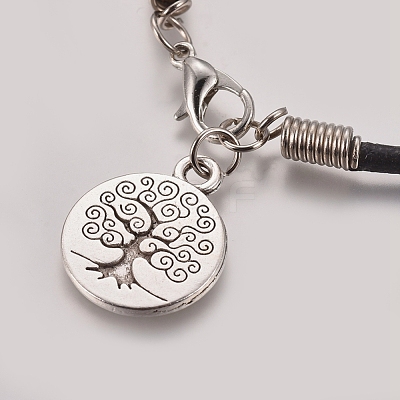 Unisex Charm Bracelets BJEW-JB04753-06-1